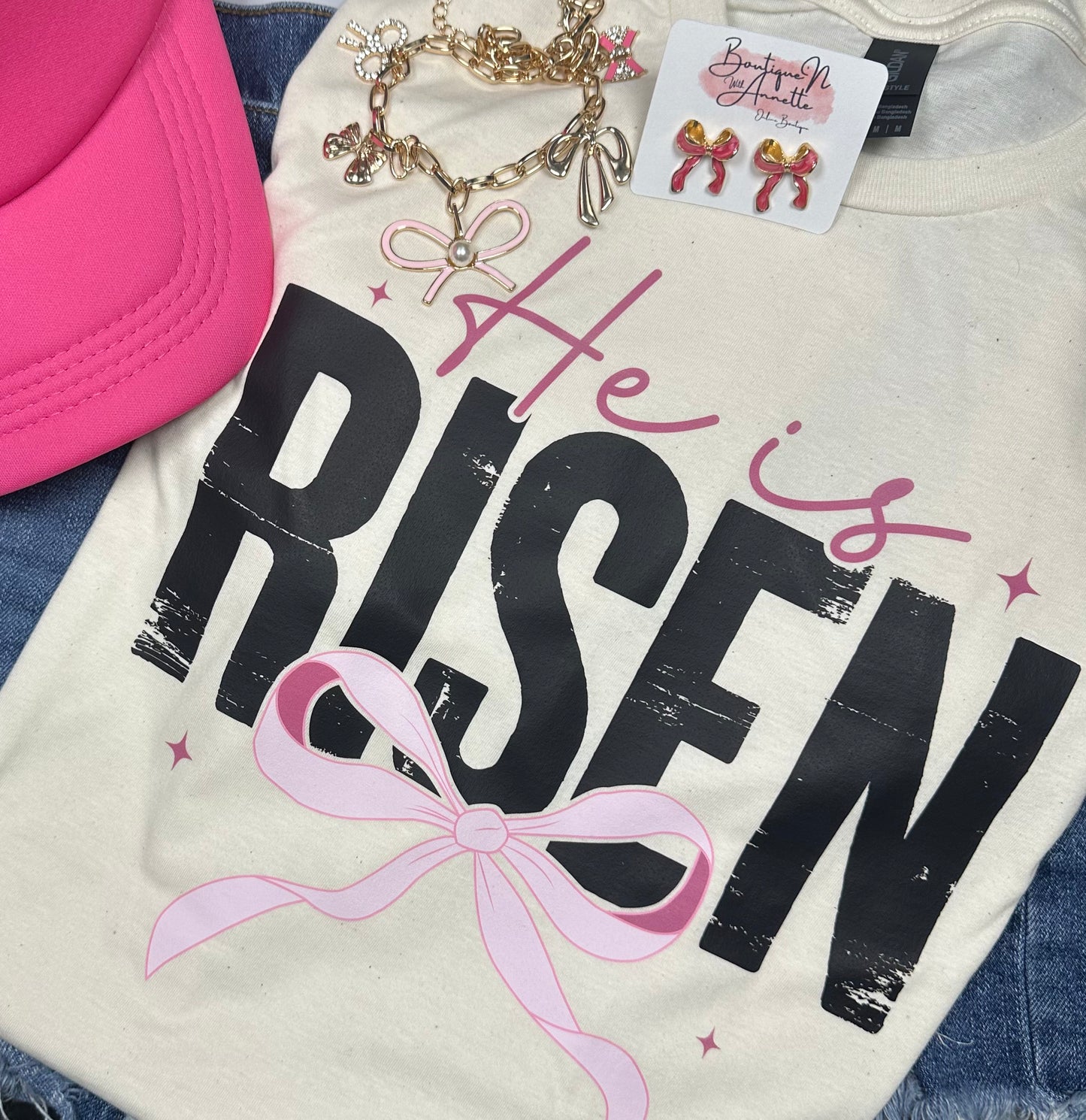 He is Risen bow