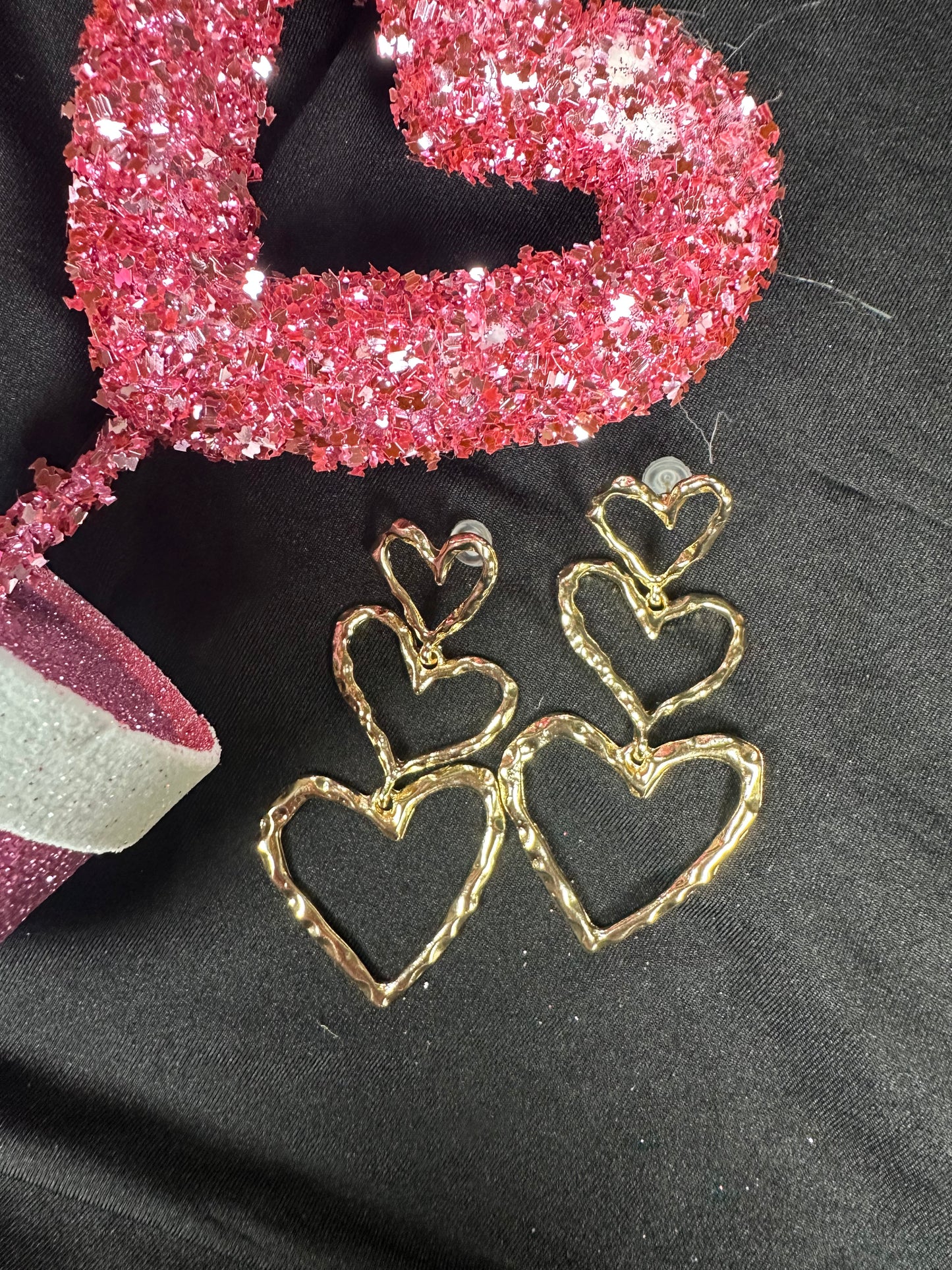 Open Heart Earrings