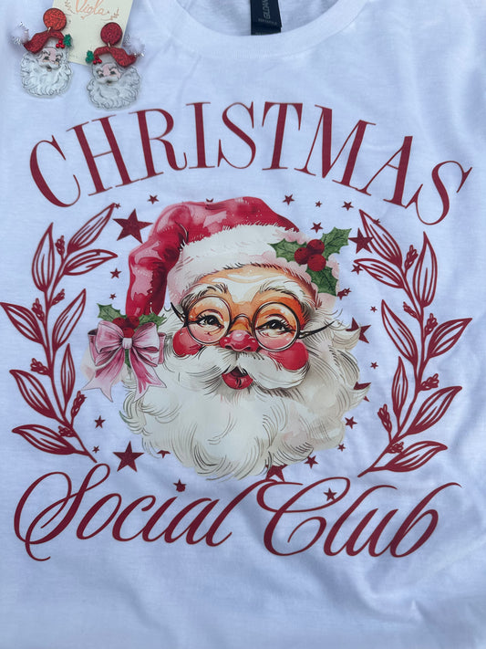 Red Santa Short Sleeve Shirt