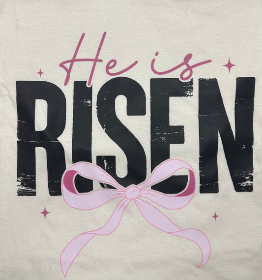 He is Risen bow
