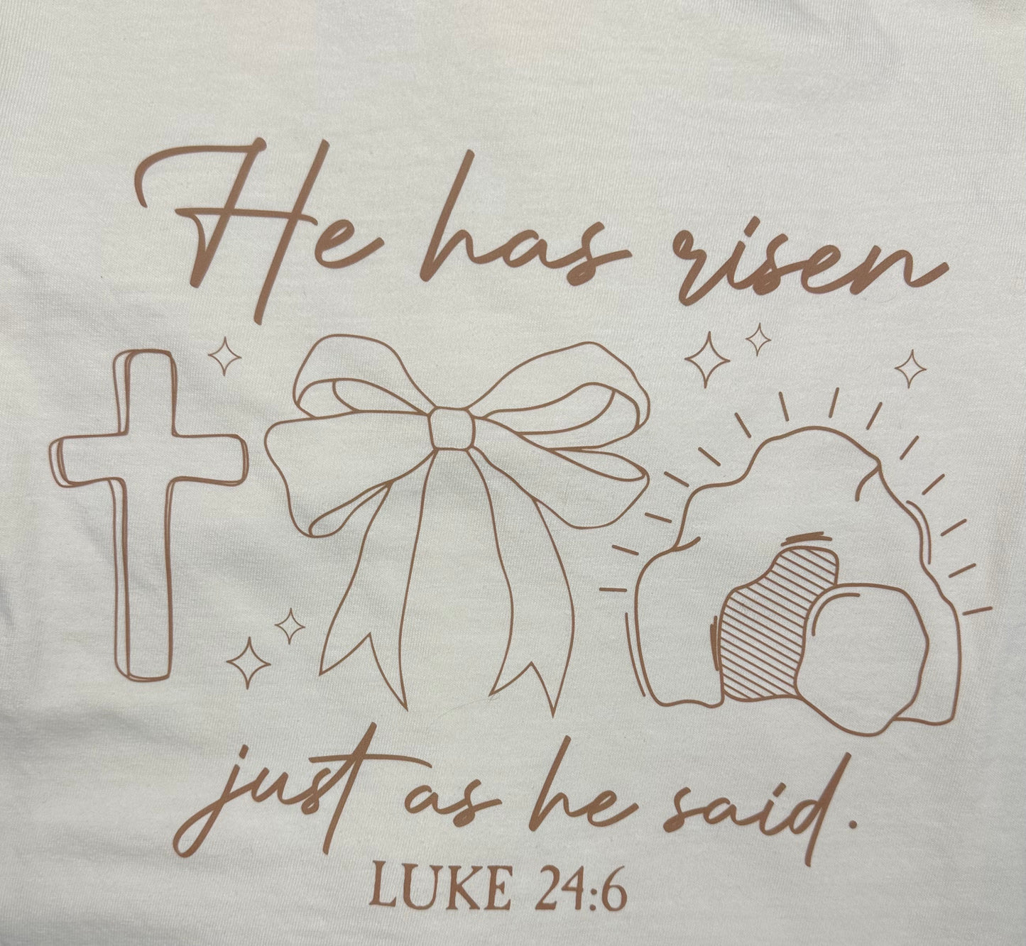 He has Risen tomb
