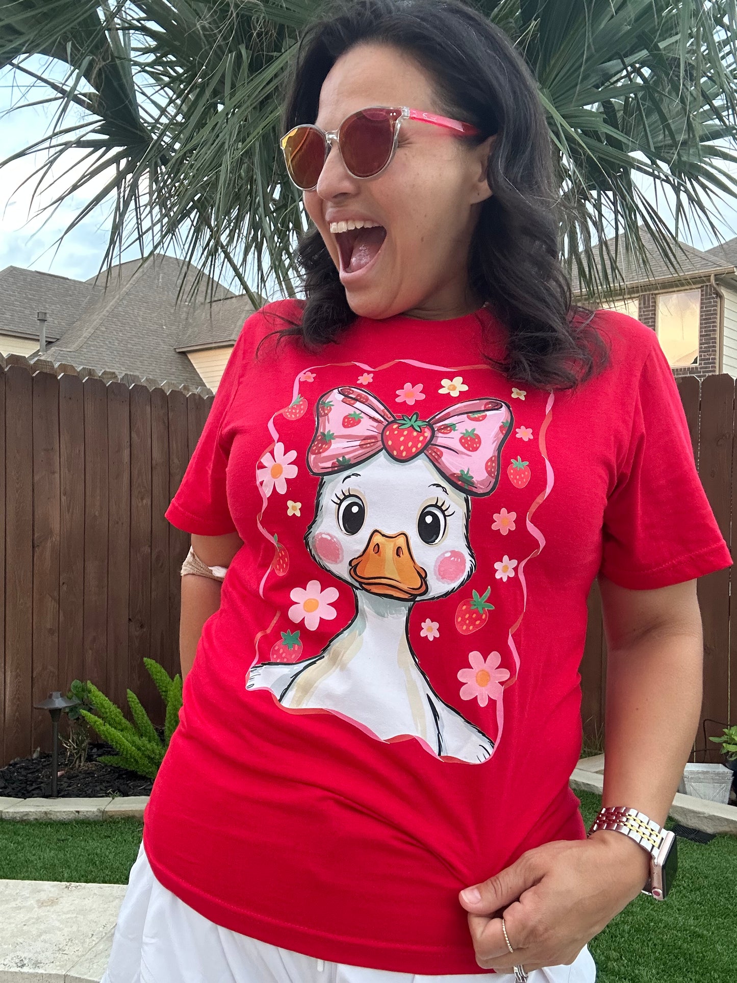 Silly Strawberry Goose