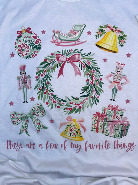 Christmas Favorite Things Short Sleeve Shirt