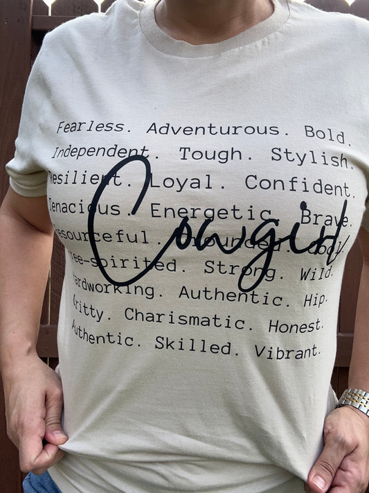 COWGIRL Word